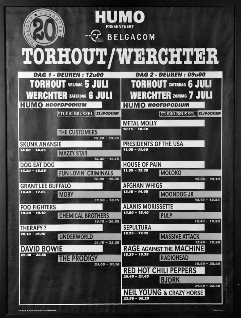 Affiche Werchter 1996